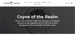 Desktop Screenshot of coyneoftherealm.com